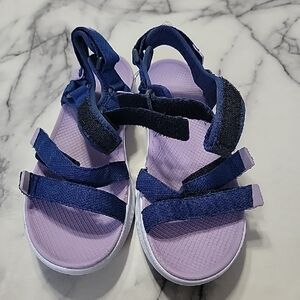 Purple and Blue Sandals Women's Sandals Size 9